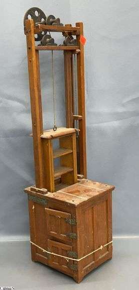 Salesman Sample Dumb Waiter 25" Tall image