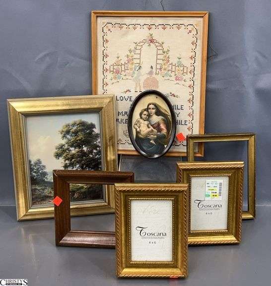 Framed Prints, and Other Needlework Fabric, Largest 15x12" image