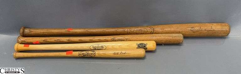 4 Wooden Bats, Largest 29" image