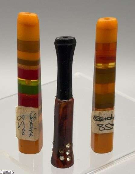 3 Vintage Bakelite Cigarette Holders 3" image