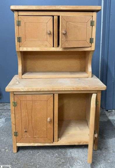 Childs Size Play Cupboard - 19" x 11" x 28" - some wear image