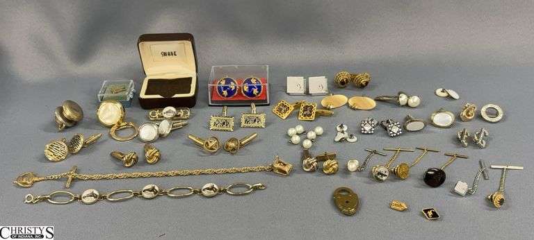 Men's Assorted  Cufflinks and Tie Tacks image