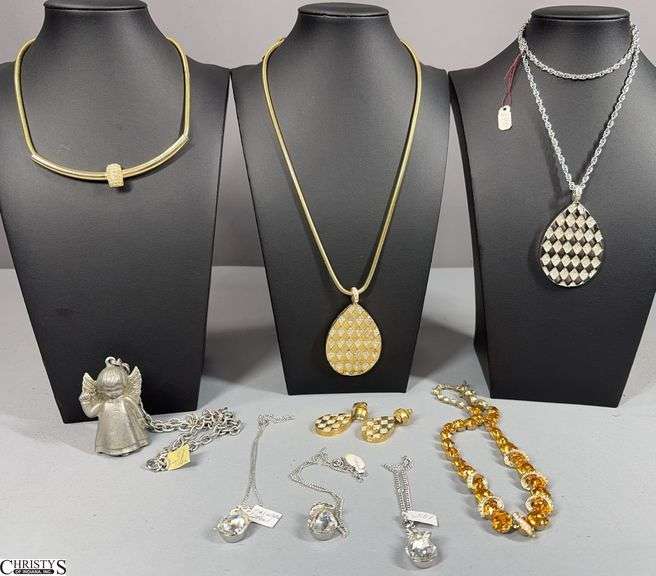 7 Eisenberg Necklaces- 1 Has Matching Earrings and 1 Has Matching Bracelet image