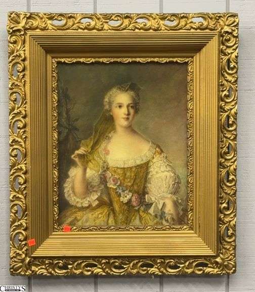 Madame Sophie in Ornate Gold Frame 27x31" image