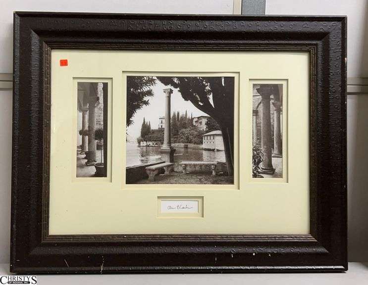 Framed Carter Signed Photographs, Frame Has Some Chipping and Wear 35x27" image