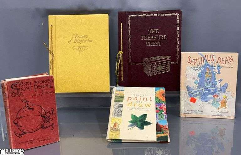 The Treasure Chest Book, Learn To Paint and Septimus Bean image