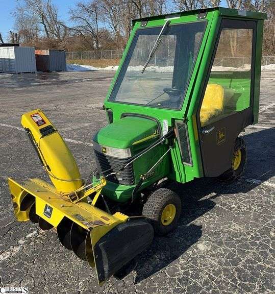 John Deere LX277 Tractor with Snowblower. Dead Battery Will Jump Start No Hour Meter image