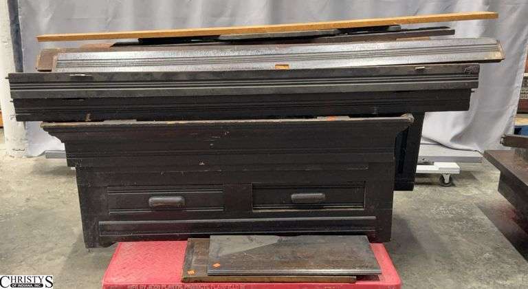 Antique Drop Down Wardrobe in Parts on Skid, (Skid Not Included) 48" Wide 21" Depth Parts Could Be Missing image