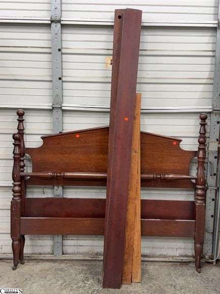 Wooden Four Poster Bed Frame 57x48" Headboard image