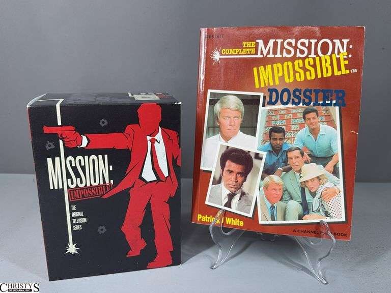 Mission Impossible Complete DVD Set with Book 'The Complete Mission Impossible Dossier' image