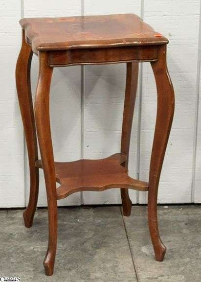 Wood Accent Table Wear to Top Finish 16x16x29" image