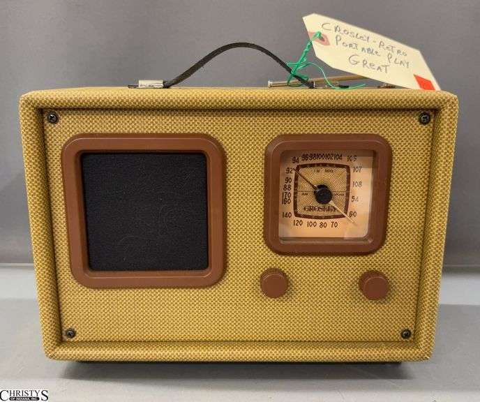 Crosley Retro Portable Radio - 11" x 5" x 8" image