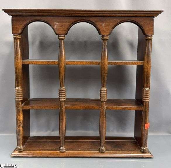 3 Tier Knick Knack Wall Shelf - 20" x 19" x 6" image