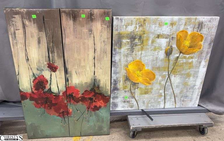 3pcs Canvas Prints, Largest 27x27" image