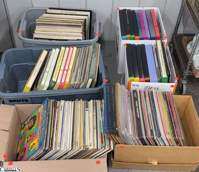 Skid of Assorted Genre Records - Three Dog Night, The Carpenters, Carole King, Bread, Peter Paul & Mary, Jackson 5, The Partridge Family, Classical, Instrumental, Disney - SKID NOT INCLUDED image