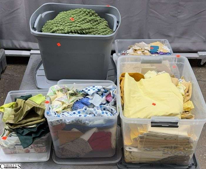 Totes With Soft Goods and Other Fabric Pieces, SKID NOT INCLUDED image