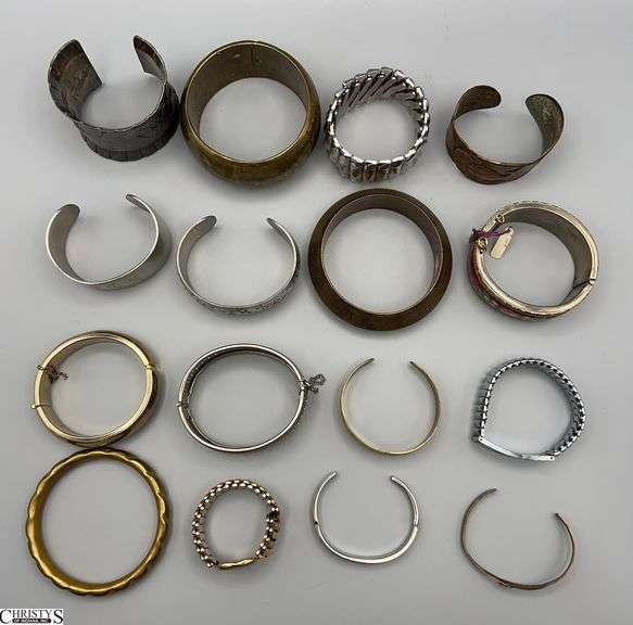 Brass, Copper, Pewter and Metal Bracelets, Cuffs image