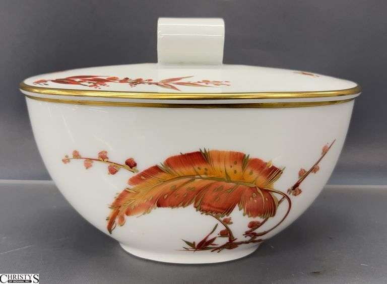 Rosenthal Porcelain Lidded Dish - 6.5" image
