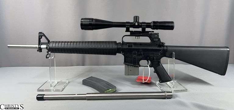 Rock River Arms LAR-15 Rifle cal. 5.56mm SN: 31567 in Metal Gun Case with Extra Barrel and Magazine image