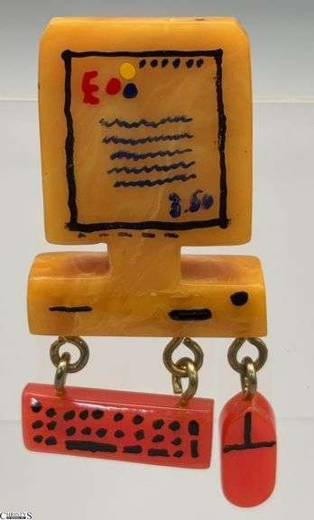 J.L. Foltz 00 Bakelite Computer 2.5" Tall image