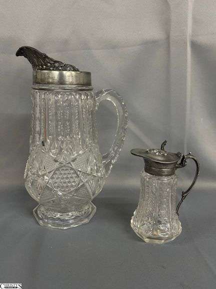 EAPG Pitcher and Claret Jug - 11" of pitcher image