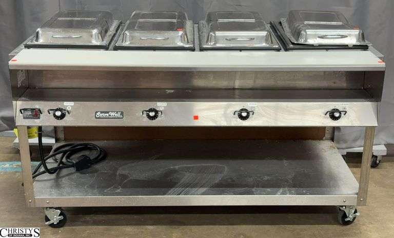 Vollrath ServeWell 4-Well Steam Table - 61" x 33" x 38" image