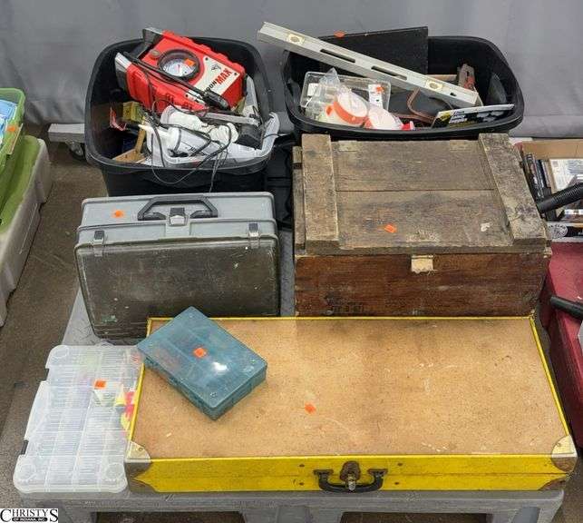 Tooling, Tackle, Auto Care, Wooden Hinged Box, Under Bed Storage, SKID NOT INCLUDED image