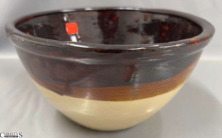 Brown Crock Bowl 10x5.75 image