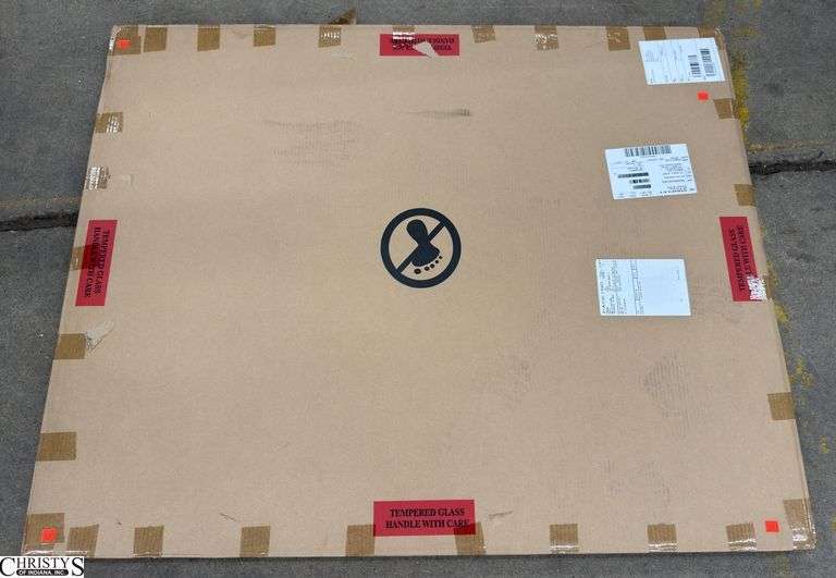 NIB Tempered Glass Chair Mat 36" x 46" image