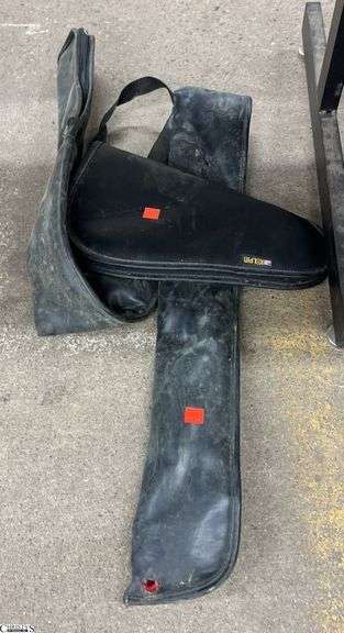 3 Travel Bags. Shows wear from use. image