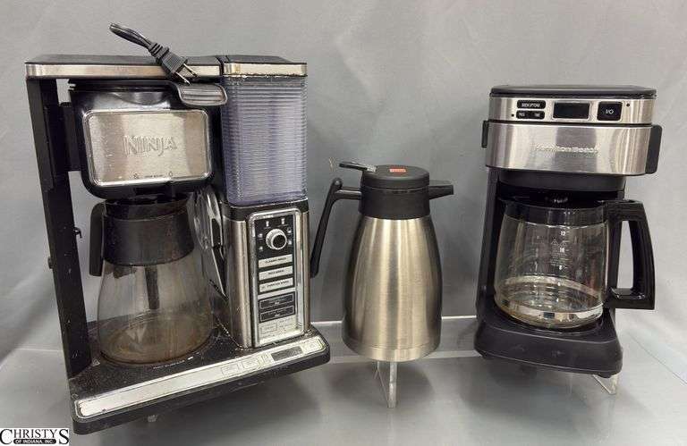 Ninja & Hamilton Beach Coffee Makers - would benefit from a cleaning. image