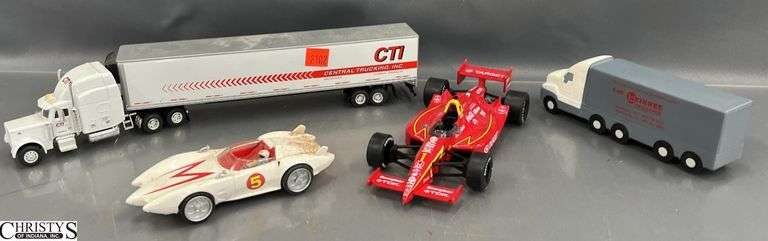 Die Cast Cars, Foam Advertising Semi. image