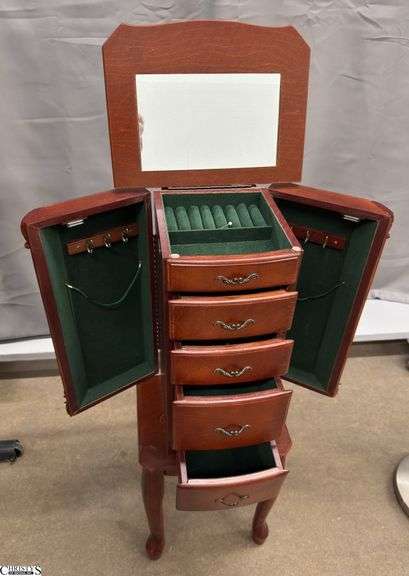 Standing Jewelry Box 13.5x10x27 image