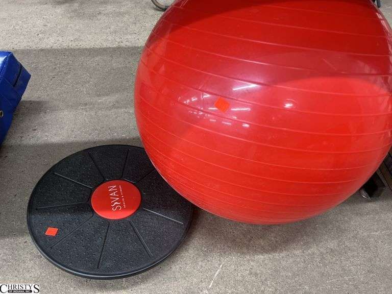 Exercise Ball and Slvan Balance Board image