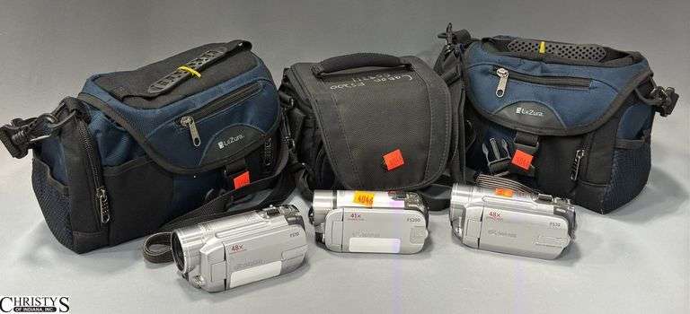 3 Bags With Camcorders image
