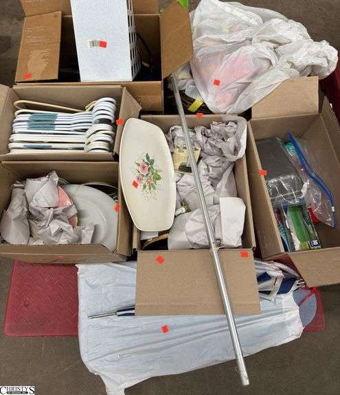 Umbrella, Table Top Ironing Board, Plastic Hangers, Lighthouse Figurines, Wreaths, Loaf Baking, Sandwich Bags, Snack Sets image