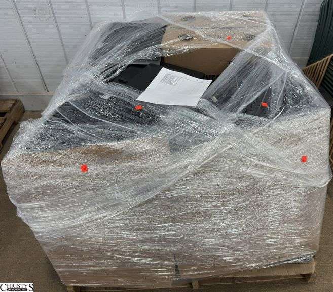 Pallet of Monitors, Computers Picture of Inventory List Has NOT Been Verified, We Do Not Guarantee Items Are Present, image