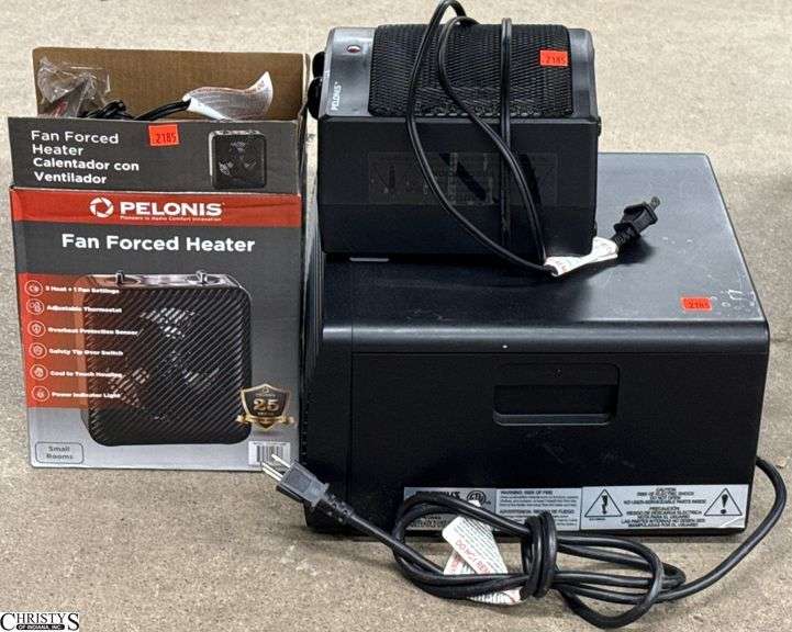 3 Electric Heaters, Pelonis & Optimus image