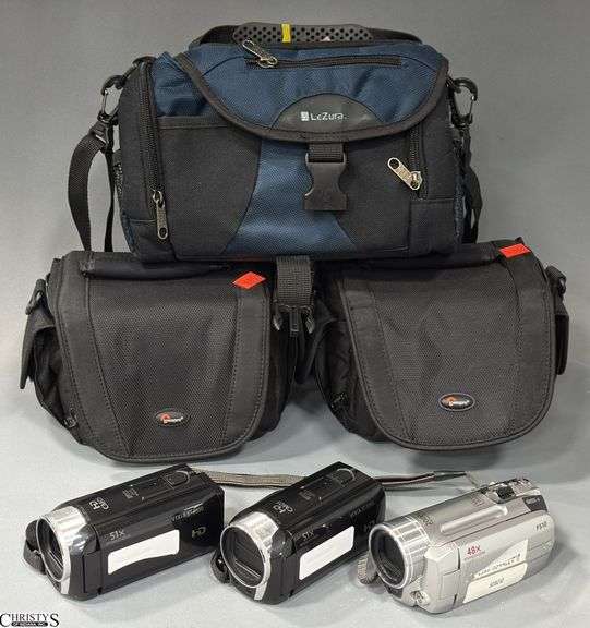 3 Bags with Camcorders image