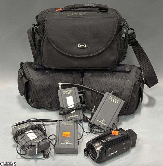 Bags With Camcorders and Wireless Speakers Audio Tek Pro 88WR image
