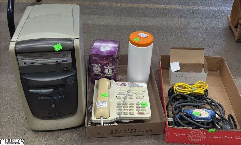 Cords, Computer Tower, Desk Clocks image