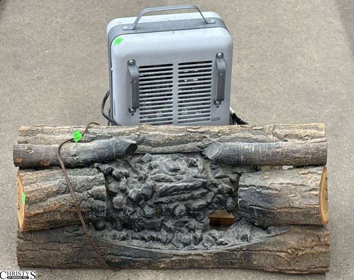 Fireplace Log Insert, and Patton Space Heater (Logs 24x10") image