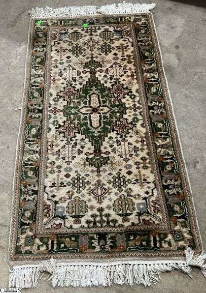 Wool Throw Rug 26x48" image