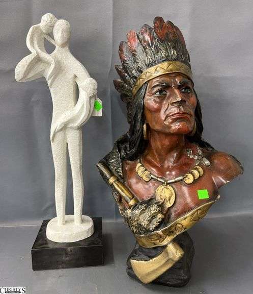 2pcs Austin Products, Sculptures, Both Have Damage Tallest 22" image