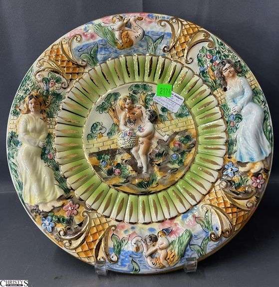 Capodimonte Hanging Plate 13.25" image