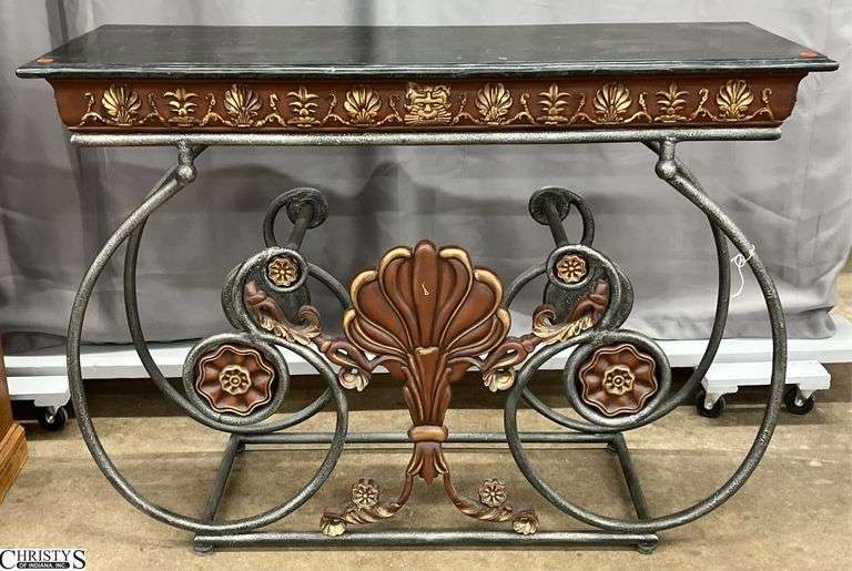 Rococo Style Console Table 54" x 19.5" x 39" image