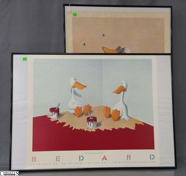 2 Pcs Framed Bedard Prints Largest 33x24" image