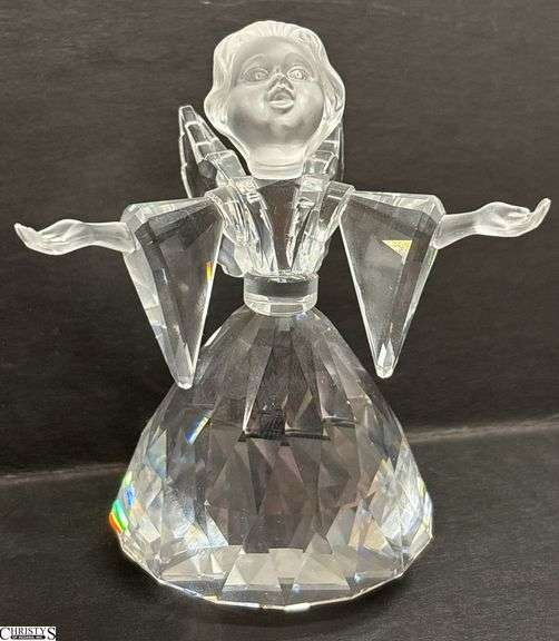 Swarovski Crystal Angel Figurine 3.5" image