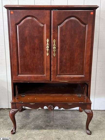 Hooker Queen Anne Style TV/Media Cabinet - 35" x 22" x 55" image