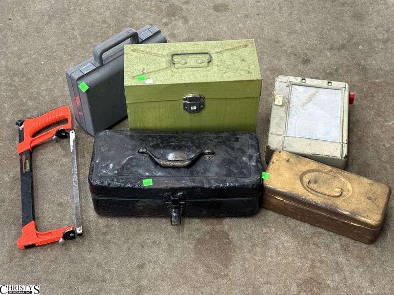 Small Metal Toolboxes and Cases, Misc Contents, Hand Tools image